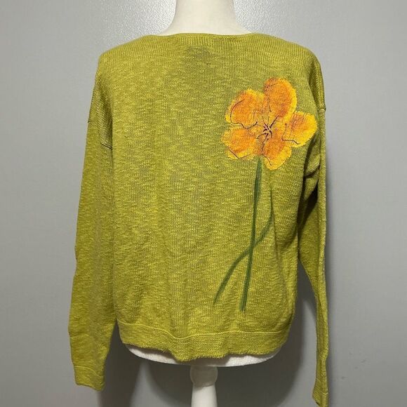 Victoria hand painted one size fits all knit top (that’s like a L-XL) - Picture 3 of 7